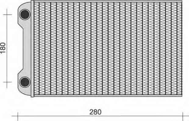 Radiator habitaclu bord AUDI A4 Avant 8K5 B8 MAGNETI MARELLI 350218280000