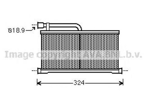 Radiator habitaclu bord AUDI A6 4F2 C6 AVA I6296