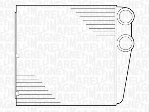 Radiator habitaclu bord AUDI A6 Avant 4F5 C6 MAGNETI MARELLI 350218279000