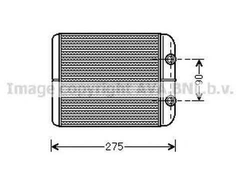 Radiator habitaclu bord AUDI Q7 4L AVA VW6301