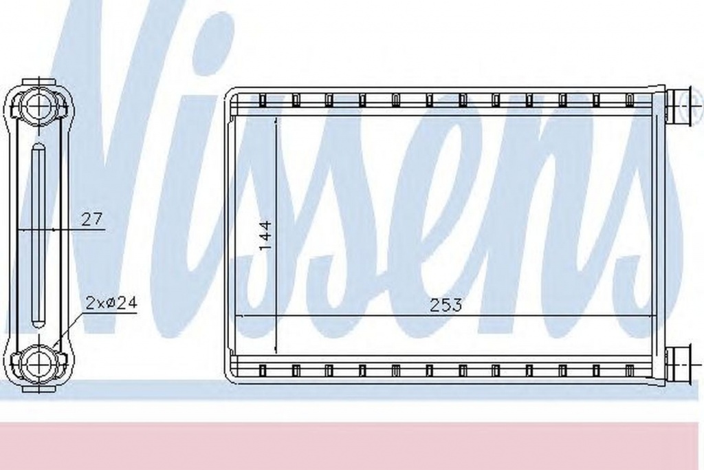 Radiator habitaclu bord BMW 1 E87 NISSENS 70523
