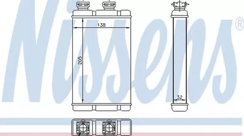 Radiator habitaclu bord BMW 3 cupe E46 NISSENS 70513 PieseDeTop