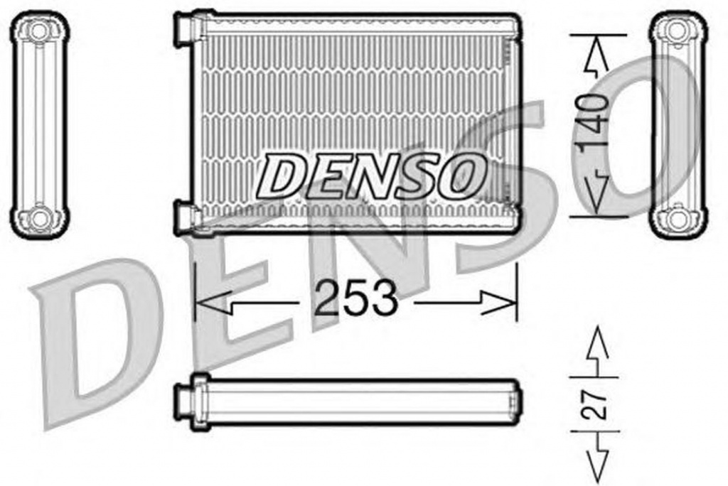 Radiator habitaclu bord BMW 3 E90 DENSO DRR05005