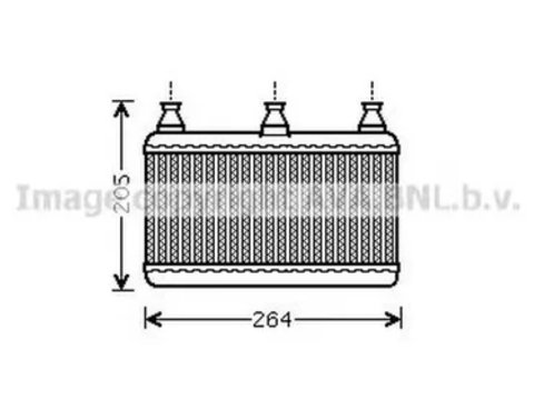 Radiator habitaclu bord BMW 6 E63 AVA BW6341 PieseDeTop