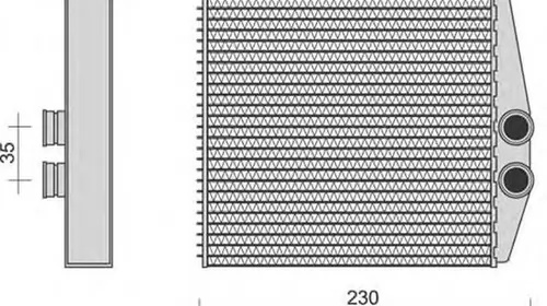 Radiator habitaclu bord CITROEN C5 II Break RE MAGNETI MARELLI 350218283000 PieseDeTop