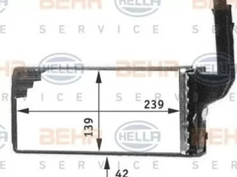 Radiator habitaclu bord CITROEN SAXO S0 S1 HELLA 8FH 351 311-651 PieseDeTop