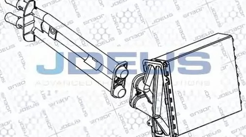Radiator habitaclu bord FIAT 500 C 312 JDEUS RA2111030 PieseDeTop