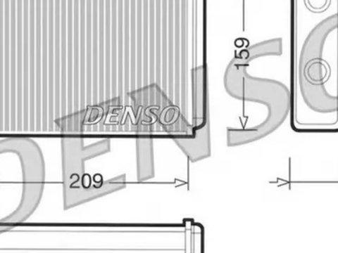 Radiator habitaclu bord FIAT IDEA 350 DENSO DRR09070 PieseDeTop