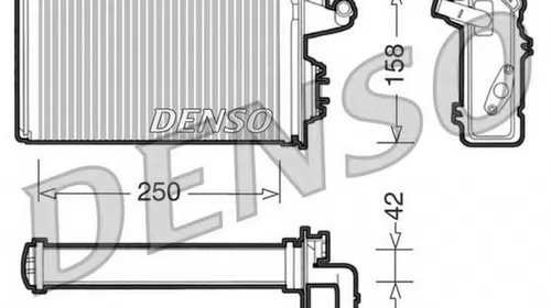 Radiator habitaclu bord FIAT TIPO 160 DENSO DRR09010 PieseDeTop
