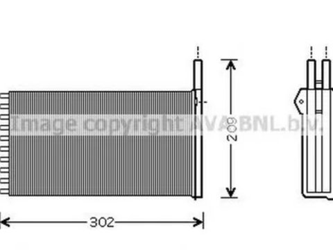 Radiator habitaclu bord FORD ESCORT CLASSIC Turnier ANL AVA FD6154 PieseDeTop