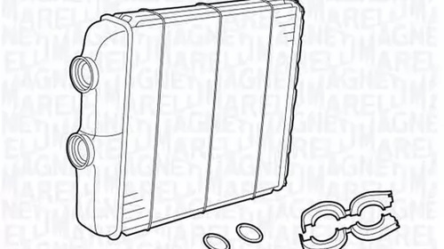Radiator habitaclu bord FORD FOCUS II DA MAGNETI MARELLI 350218330000 PieseDeTop