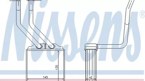 Radiator habitaclu bord FORD TRANSIT bus NISSENS 71776 PieseDeTop