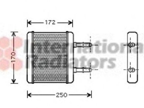 Radiator habitaclu bord HYUNDAI ATOS PRIME MX VAN WEZEL 82006137