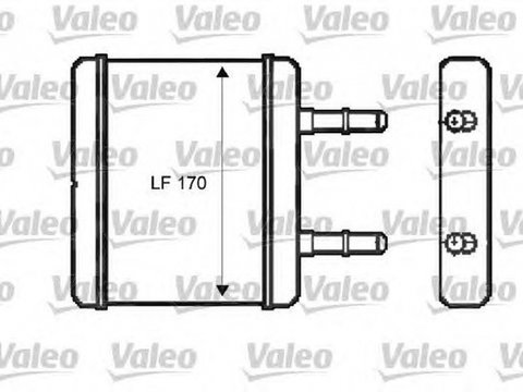 Radiator habitaclu bord HYUNDAI ATOS PRIME MX VALEO 812396