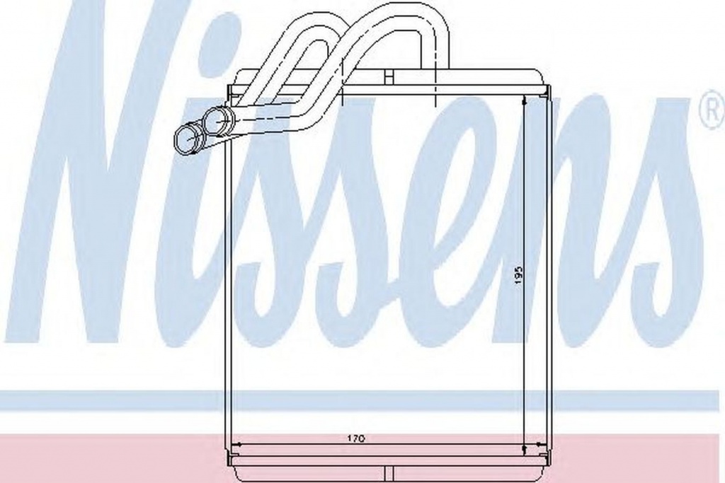 Radiator habitaclu bord KIA SORENTO I JC NISSENS 77518