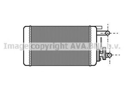 Radiator habitaclu bord LANCIA DEDRA 835 AVA FT6106