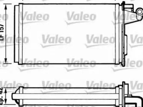 Radiator habitaclu bord LANCIA DEDRA 835 VALEO 811075 PieseDeTop