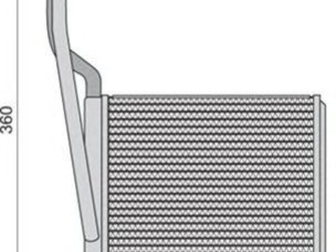 Radiator habitaclu bord LEXUS LS UCF20 MAGNETI MARELLI 350218257000