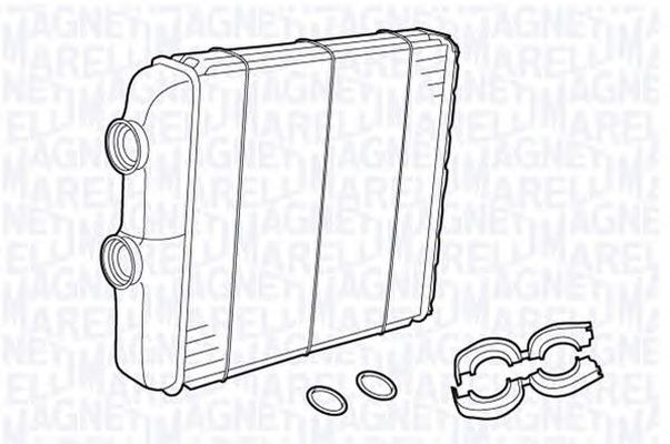Radiator habitaclu bord MAZDA 323 F VI BJ MAGNETI MARELLI 350218330000