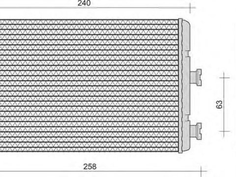 Radiator habitaclu bord MAZDA 6 GG MAGNETI MARELLI 350218251000