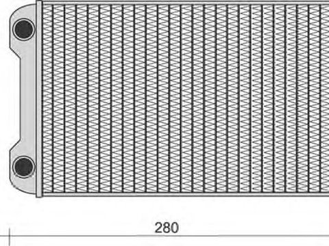 Radiator habitaclu bord MERCEDES-BENZ A-CLASS W168 MAGNETI MARELLI 350218280000