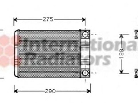 Radiator habitaclu bord MERCEDES-BENZ C-CLASS T-Model S203 VAN WEZEL 30006312