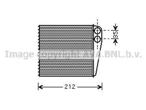 Radiator habitaclu bord NISSAN NOTE E11 AVA DN6256