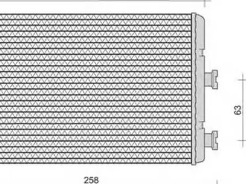 Radiator habitaclu bord OPEL AGILA A H00 MAGNETI MARELLI 350218251000 PieseDeTop