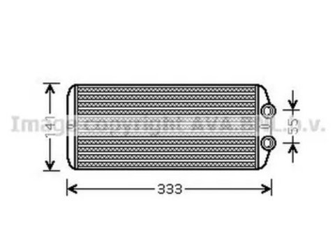 Radiator habitaclu bord PEUGEOT PARTNER Combispace 5F AVA PE6312 PieseDeTop