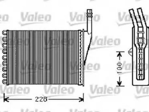 Radiator habitaclu bord RENAULT ESPACE III JE0 VALEO 812288 PieseDeTop