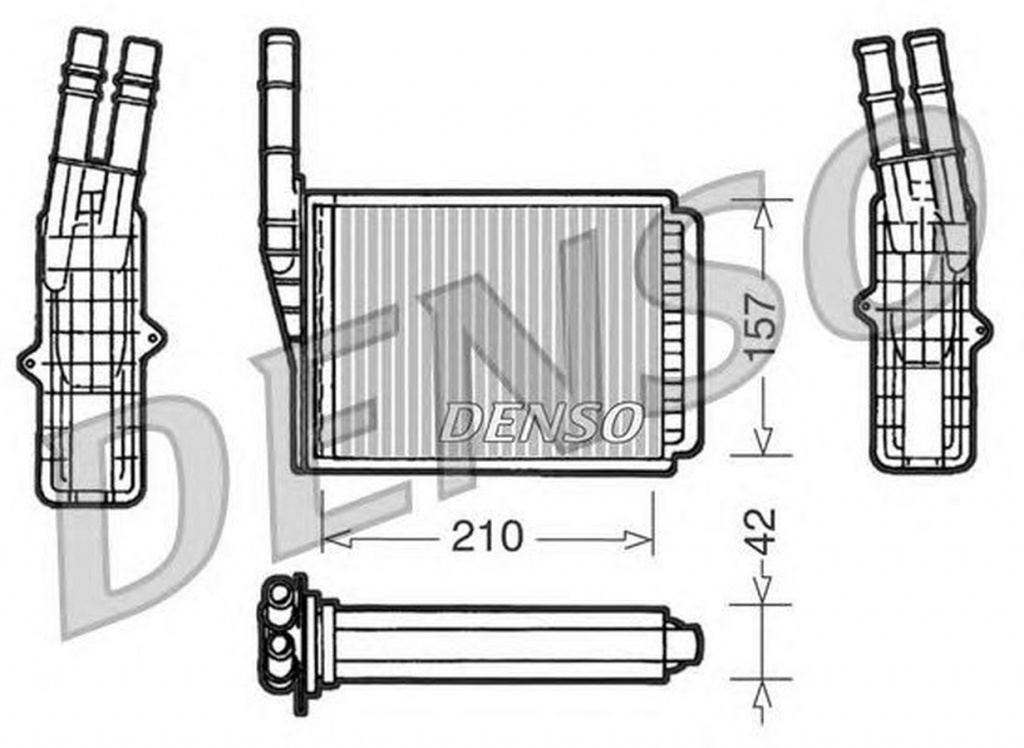 Radiator habitaclu bord RENAULT ESPACE IV JK0 1 DENSO DRR23013