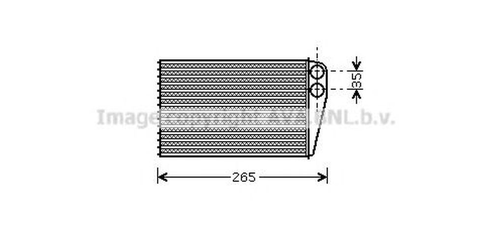 Radiator habitaclu bord RENAULT GRAND Scenic II JM0 1 AVA RT6354