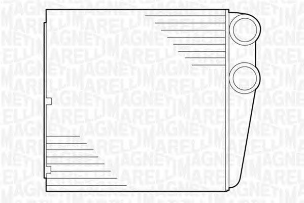 Radiator habitaclu bord RENAULT TRAFIC II bus JL MAGNETI MARELLI 350218279000