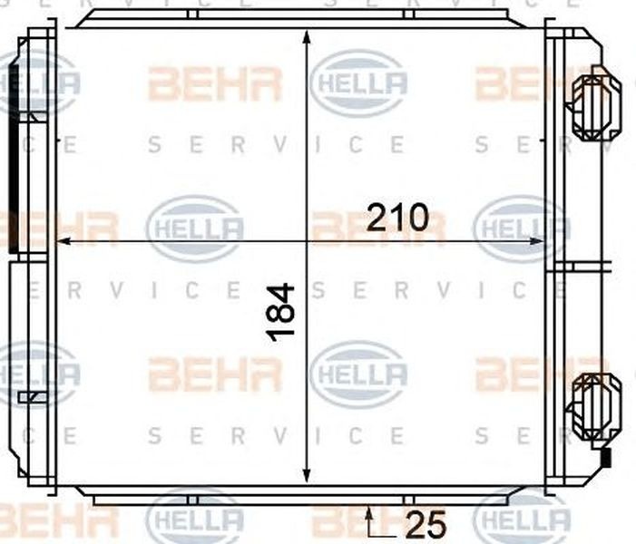 Radiator habitaclu bord RENAULT VEL SATIS BJ0 HELL