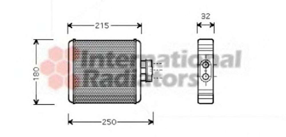 Radiator habitaclu bord SEAT IBIZA V ST 6J8 6P8 VAN WEZEL 58006196