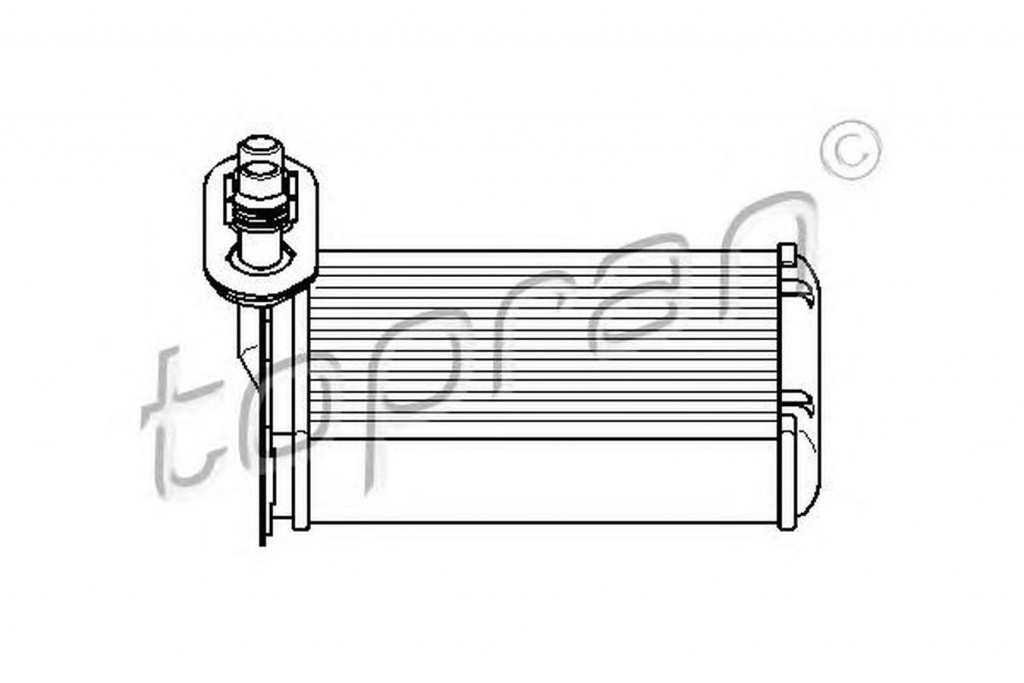 Radiator habitaclu bord SKODA OCTAVIA Combi 1U5 TOPRAN 109304