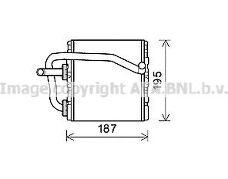 Radiator habitaclu bord SUBARU IMPREZA combi GF AVA SU6108