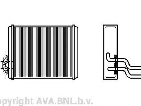 Radiator habitaclu bord VOLVO 460 L 464 AVA VO6084