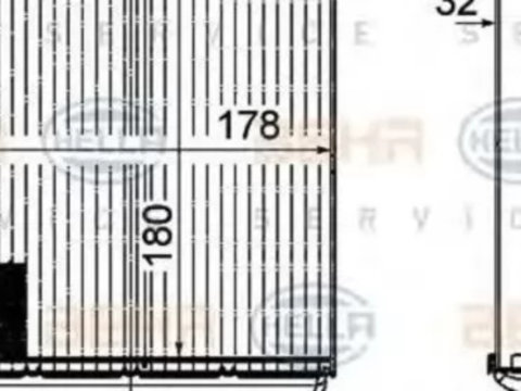 Radiator habitaclu bord VOLVO XC70 II HELLA 8FH351315541 PieseDeTop