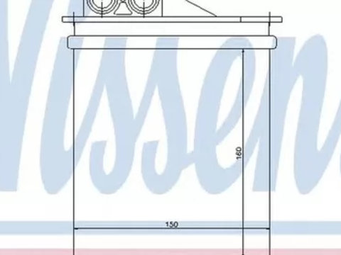 Radiator habitaclu bord VW CRAFTER 30-50 caroserie 2E NISSENS 72040 PieseDeTop