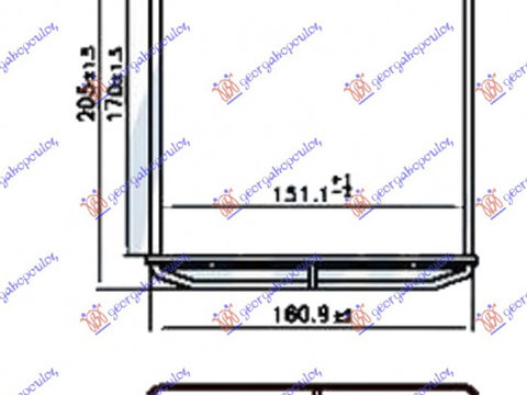 RADIATOR INCALZIRE 0.9-1.2-1.3 BENZINA - 1.5 DIESEL (170x151x26) (TYPE DENSO), RENAULT, RENAULT CAPTUR 13-17, 672006515