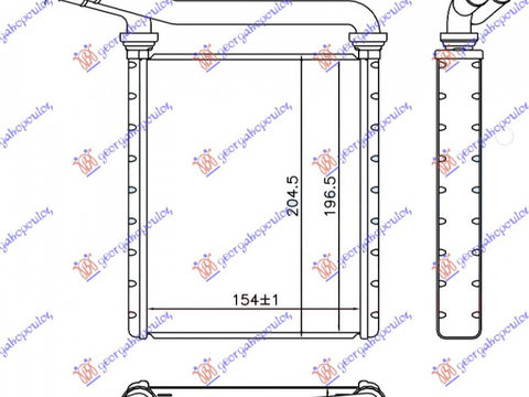 RADIATOR INCALZIRE (154x197x26), LEXUS, LEXUS CT 200h 14-, 486106500