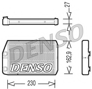 Radiator incalzire habitaclu # CitroEn Jumper 2011 2012 2013 2014 2015 2016 2017 2018 2019 2020 2021 2022 2023 2024 2025 # DRR09034 # DENSO
