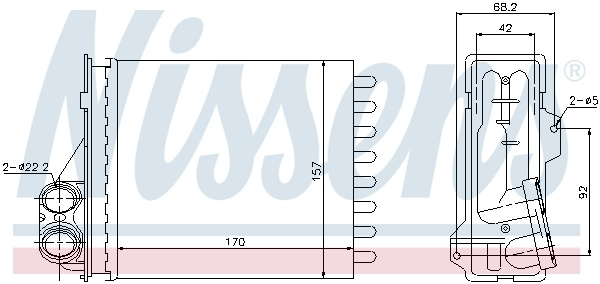 Radiator incalzire habitaclu # Dacia Duster 2010 2