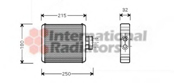 Radiator incalzire habitaclu # Skoda Fabia 2011 2012 2013 2014 # 58006196 # VAN WEZEL