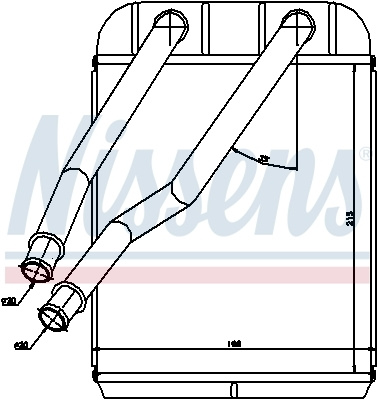 Radiator incalzire habitaclu # Vw Amarok 2010 2011 2012 2013 2014 2015 2016 2017 2018 2019 2020 2021 2022 2023 2024 2025 # 73975 # NISSENS