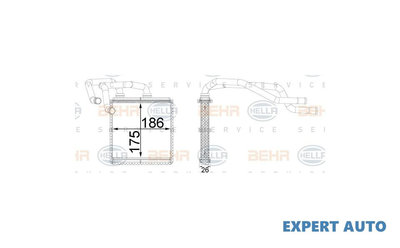 Radiator incalzire Nissan Qashqai (2007->)[J10,