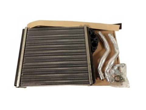 Radiator Incalzire Volvo 440/445/460/464, 09.1988-12.1996, diesel, benzina, cu conducta, 480, 03.1986-07.1996, motor 1.7 T, cutie manuala, aluminiu mecanic/plastic, 187x194x42 mm, SRLine