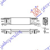 RADIATOR INTER. 1.3 CDTi [45BMW X100BMW X53] 55 KW - OPEL CORSA D 06-15 OPEL CORSA D 06-15 PEUGEOT 032806220 032806220 55702004