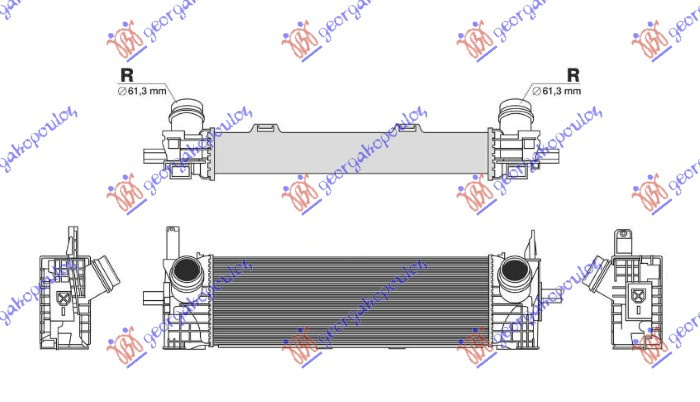 Radiator intercooler 2.0 motorina BMW X3 (G01) 17-